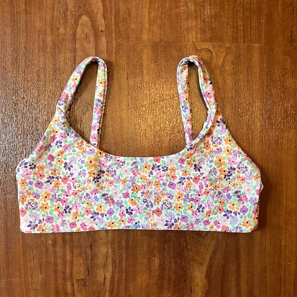 Women’s Skatie Mya Bikini Top Swim Nashville Floral Tube Top Small